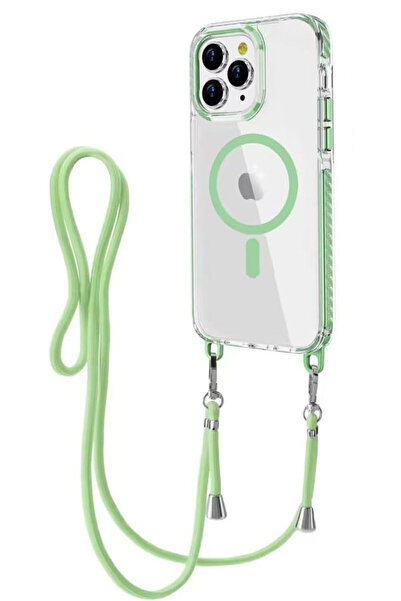 VERTEK Husa Silicon MagFrame AntiDrop Snur Detasabil pentru iPhone 15 Pro Max...