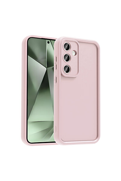 zore غطاء حماية للكاميرا لهاتف جالاكسي S25 FE - غطاء أناناس SYS - وردي