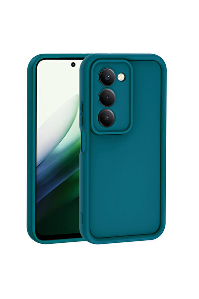 zore Redmi 15 Case with Camera Protection Sys Pineapple Cover - Dark Green
