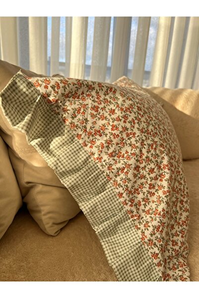 ToffyStore 100% Cotton Nostalgic Pattern Reversible Pillowcase