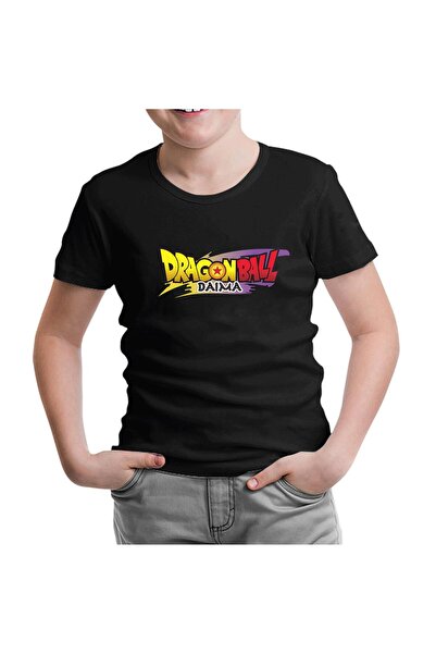 Lord T-Shirt Dragon Ball Daima Logo Black Kids Tshirt