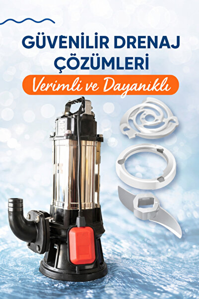 Dino Bıçaklı öğütücülü drenaj pompası