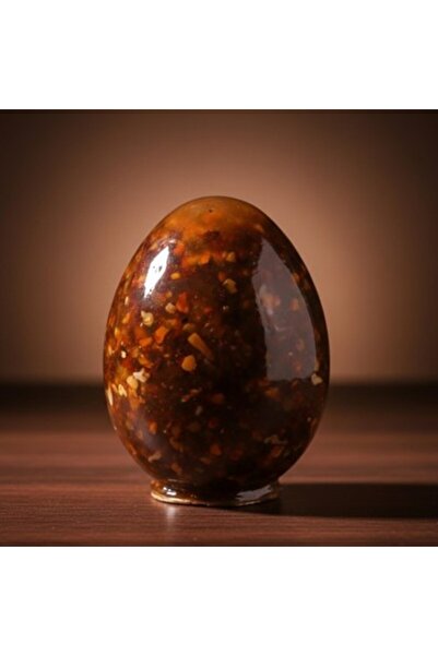 Generic Handmade Natural Amber Egg – Genuine Amber Collectible Display Piece