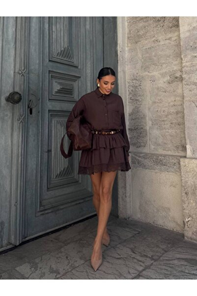 IŞILDA FASHION Set cămașă-fustă