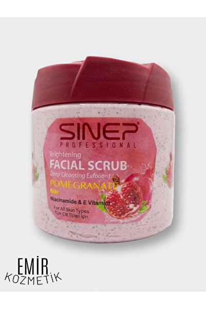 Sinep Yüz Peeling Maskesi Nar 400 ml
