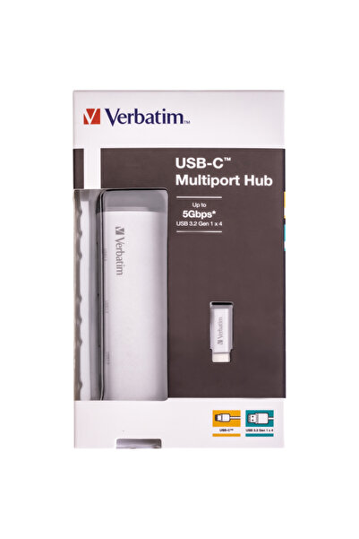 Verbatim Hub multiport USB-C cu patru porturi USB 3.2 Gen 1