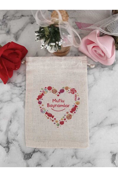 adilstore Pungă de sărbătoare 5 bucăți (10x14cm - Imprimare prin sublimare pe...