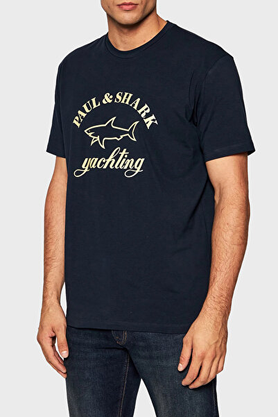PAUL&SHARK Paul & Shark Printed Crew Neck 100% Cotton Regular Fit t Shirt Men...