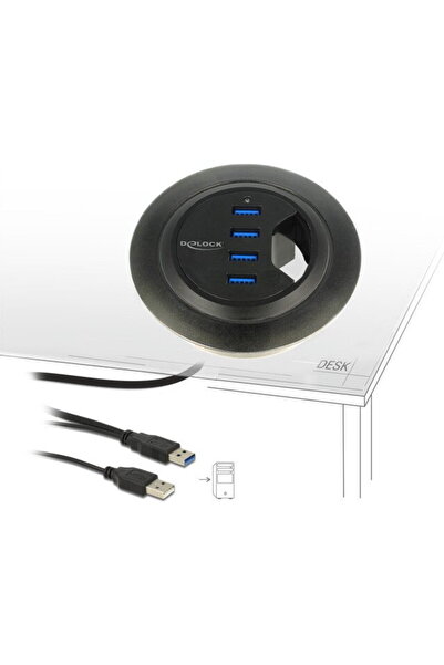 DELOCK USB 3.0 Hub White