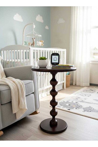 Nowella Home Storm Yan Sehpa | Ceviz Meşe| Modern Ahşap Tasarım