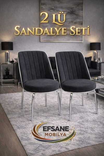 Efsane i.E.G GOLD SANDALYE 2 Lİ SALON MUTFAK YEMEK ODASI BAHÇE BALKON OTEL CA...