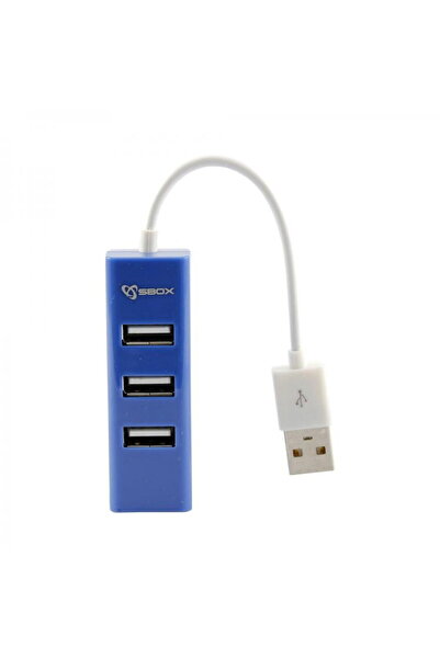 SBOX H-204 USB 4 porturi USB HUB albastru afine
