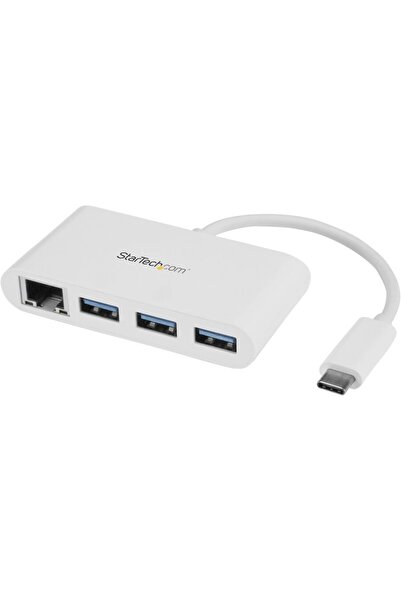startech Hub USB-C cu 3 porturi și Gigabit Ethernet - USB-C la 3x USB-A - Hub...