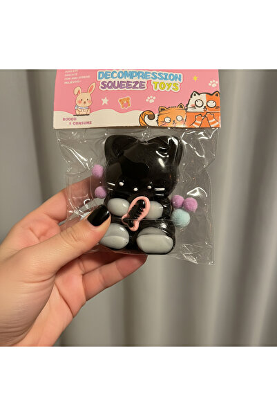 labubu sepeti Siyah Hello Kitty Sukuşi kedi patisi