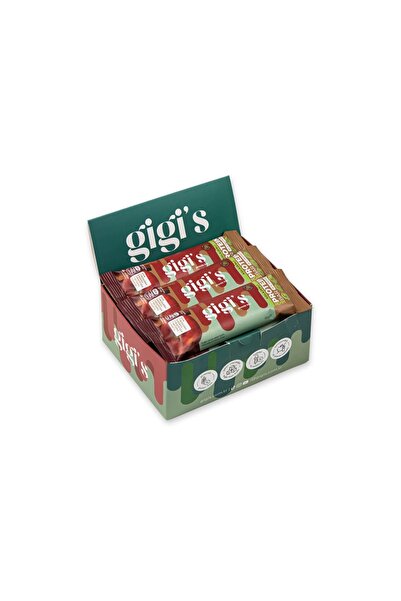 Gigis Food Pack of 12 Apple Cinnamon Collagen High Protein Bars