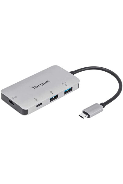 Targus Hub USB-C Multi-Hub 2xUSB / -A și -C, Hub USB (argintiu)
