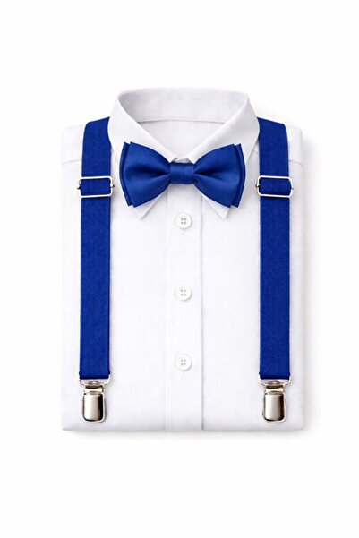NOBLE STORE Boy's April 23 October 29 Show Outfit Shirt I Suspender Bow Tie S...