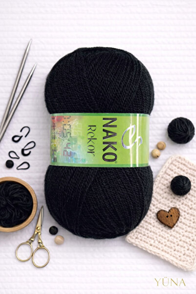 NAKO خيط حياكة ريكور 217 أسود