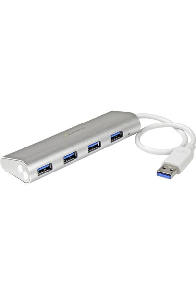 startech Hub USB 3.0 portabil cu 4 porturi și cablu încorporat