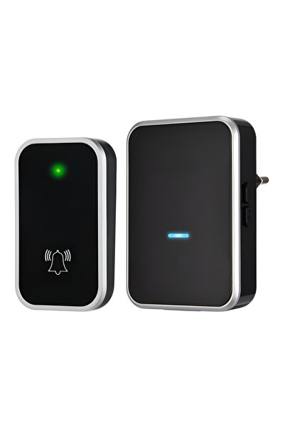 Nextia Sonerie wireless Q193BS, 60 de melodii, 100 dB, 200 m, IP44. Negru