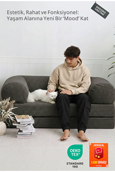 Dekoro GenZ Sofa Modern Yer Kanepesi Modüler Yataklı Lounge Gaming Koltuk Bon...