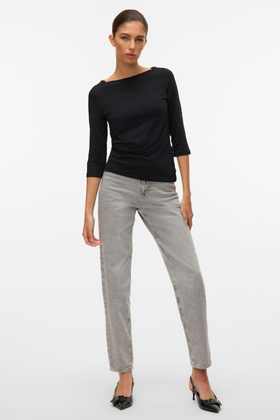 Vero Moda Vmpanda قماش مودال 3/4 Top Jrs Noos