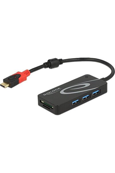 DELOCK Hub USB-C Negru