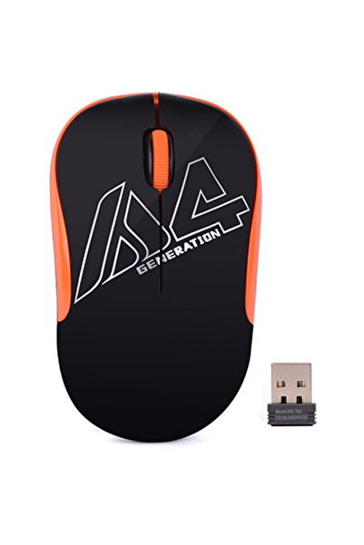 A4 Tech G3-300N-BO Wireless 2.4GHz Optic 1000 dpi Negru / Portocaliu