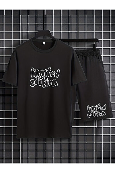 Rayan & Hoor Style Limited ba Printed lt top shorts t-shirt set - ov Oversize...