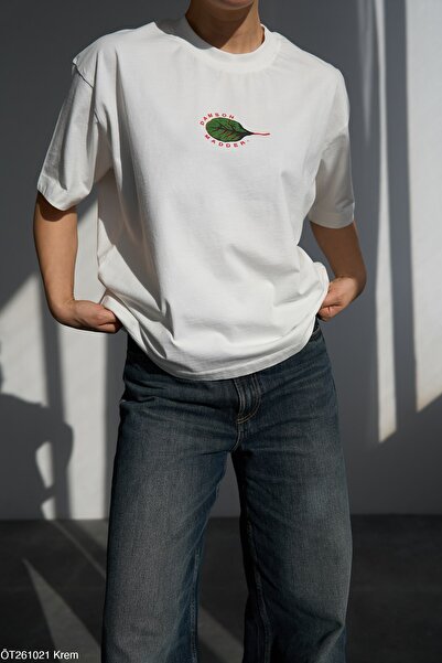 CADDELAMODA Tricou pentru femei cu două fețe cu imprimeu