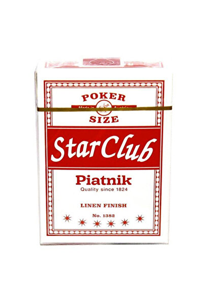 Piatnik Покер карти Star Club червено/синьо