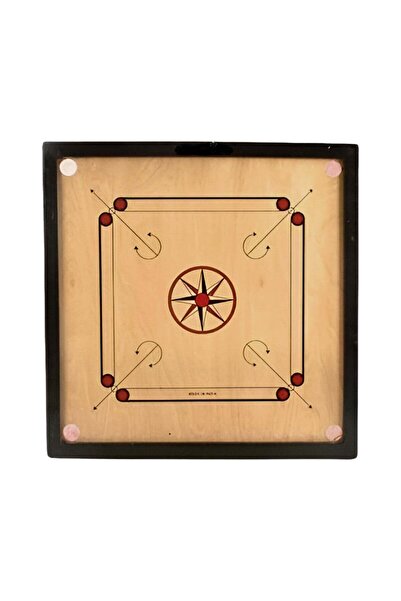 Rally لوحة كاروم خشبية مع عملات معدنية