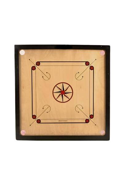 Rally Wooden Carrom Board With Coins