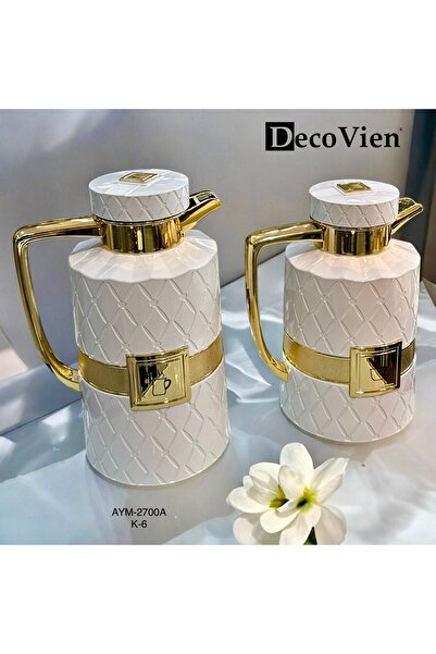 FeyzaDesign Şık ve Dayanıklı Termos Seti, İki Parça, 2700A
