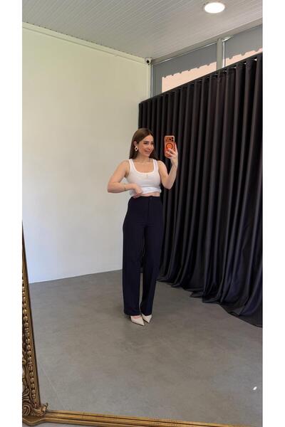 elif teke En Boy Stretch Fabric Tok Fabric Trousers Navy Blue