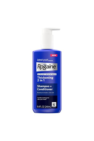 Rogaine 2 si 1 arada saç kalınlaştırıcı şampuan usa versiyon