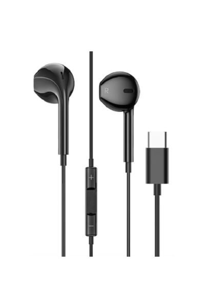 OEM Căști cu fără sârmă pentru iPhone 16/17, conector Type-C, 1,2 m, microfon...