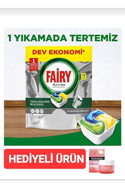 Fairy Platinum Capsule 72 Pcs (Gel Cream with Gift)