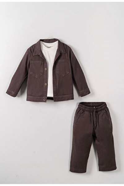 nk kids Limi̇ Baby Boy & Child Soft Texture Es Stretchy Eket Pants Jacket 2-P...