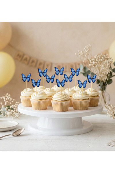 Ays Bridal Kelebekli Cupcake Kürdanı