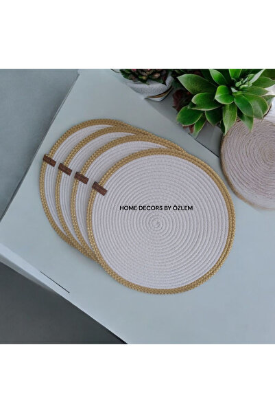 home decors by özlem 4-Person 4-Piece Placemat Supla Set Organizer Organizer ...