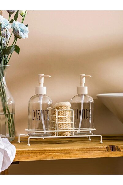 LC Waikiki Liquid Soap Dispenser Set with Stand (S6)