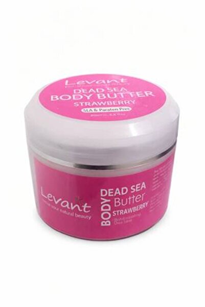 Dead Sea زبدة جسم من البحر الميت بالفرولة