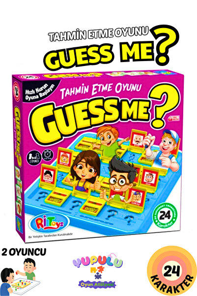 YUPULU Guess Me - Tahmin Etme Oyunu Bil Bakalım Eğitici Geliştirici Kutu Oyun...