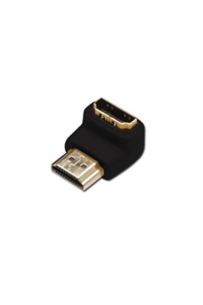 Assmann Adaptor HDMI 2.0 de mare viteză cu Ethernet HDMI A unghiular M HDMI A...