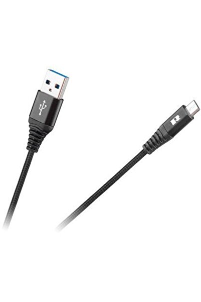Rebel CABLU USB - MICRO USB 100CM NEGRU