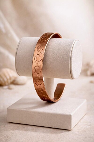 Atölye Olcay Eser Unisex Handcrafted Copper Bracelet – Authentic & Timeless D...