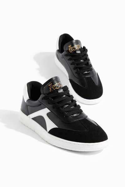 MS SUGAR SHOES حذاء سيتي فليكس للجنسين ديلي حذاء رياضي أسود رياضي أبيض تفاصيل...