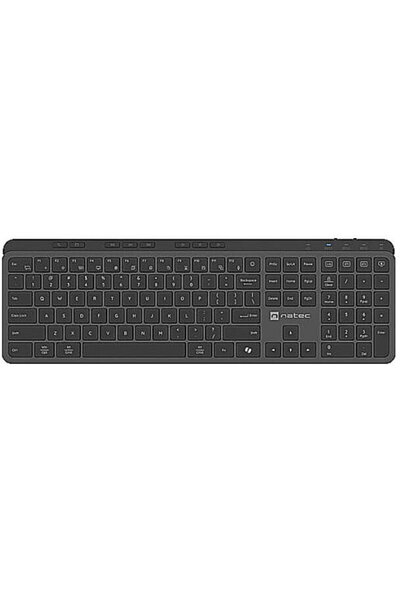Natec NKL-2316, USB Wireless/Bluetooth, Layout US, Negru
