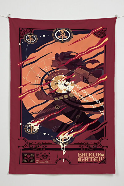 Charmbi Baldur's Gate Iii – Anime Film Character Themed Quality Fabric, Room ...